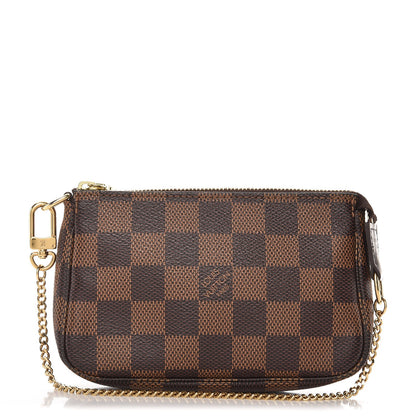 Louis Vuitton Damier Ebene Mini Pochette Accessories 1 of 7