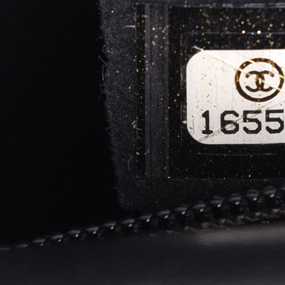 Chanel Satin Sequin Medium Classic Flap Blue 5 of 5