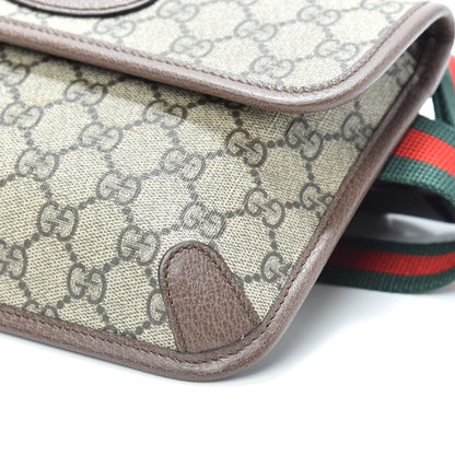Gucci GG Supreme Monogram Neo Vintage Web Belt Bag Brown 8 of 8