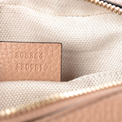 Gucci Pebbled Calfskin Small Soho Disco Bag Rose Beige 7 of 11