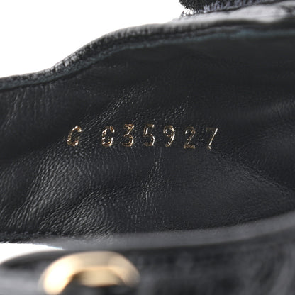 Chanel Grained Calfskin Velcro Dad Sandals 38.5 Black 8 of 8