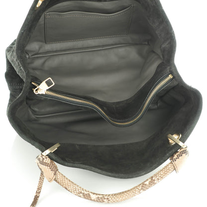 Louis Vuitton Monogram Suede Embossed Whisper PM Kohl 5 of 7