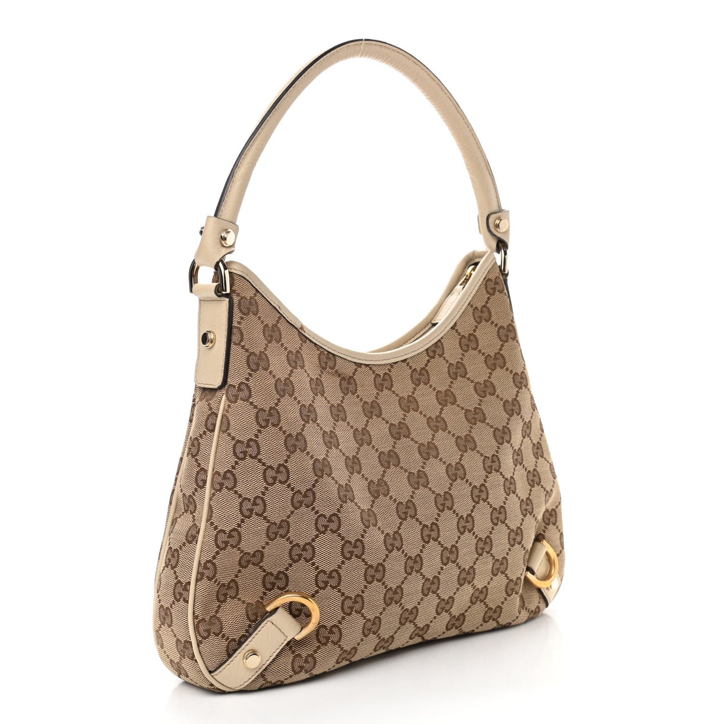 Monogram Medium Abbey D Ring Hobo Off White