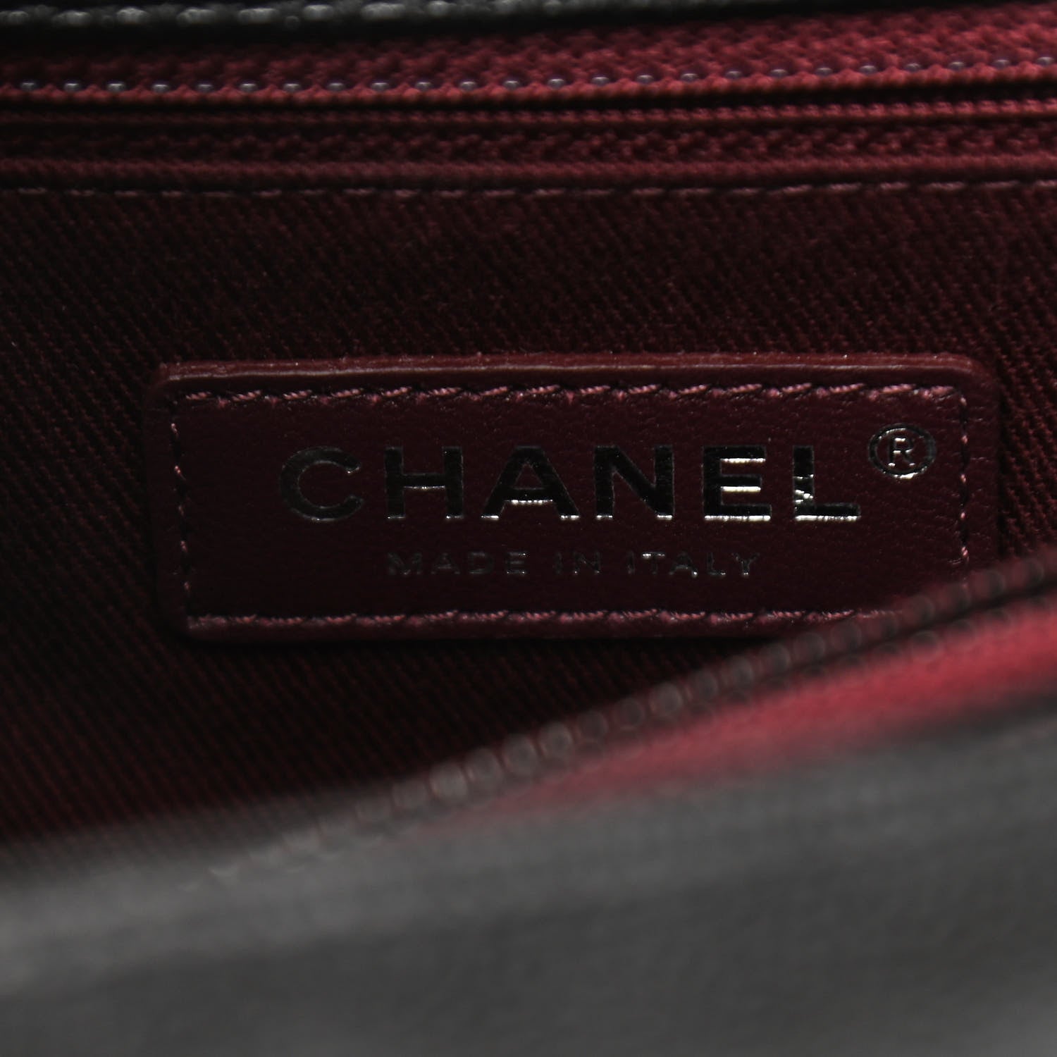 Chanel Caviar Chevron Quilted Small Coco Handle Flap So Black 6 of 9