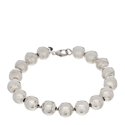 Tiffany Sterling Silver 10mm HardWear Ball Bracelet 1 of 4