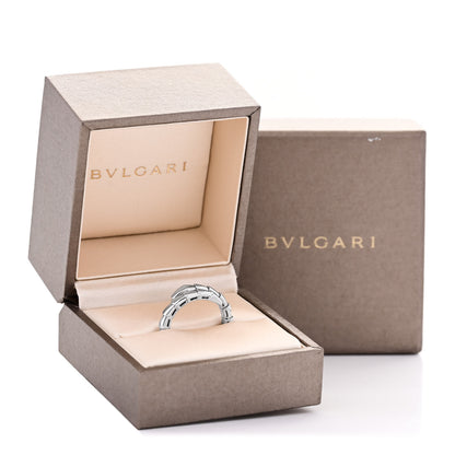 Bulgari 18K White Gold Serpenti Viper Ring XL 5 of 5