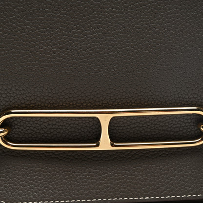 Hermes Taurillon Clemence Sac Roulis 23 Etain 8 of 12