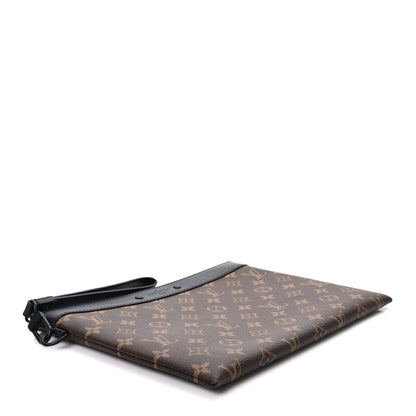 Louis Vuitton Monogram Macassar Pochette To-Go Black 4 of 6