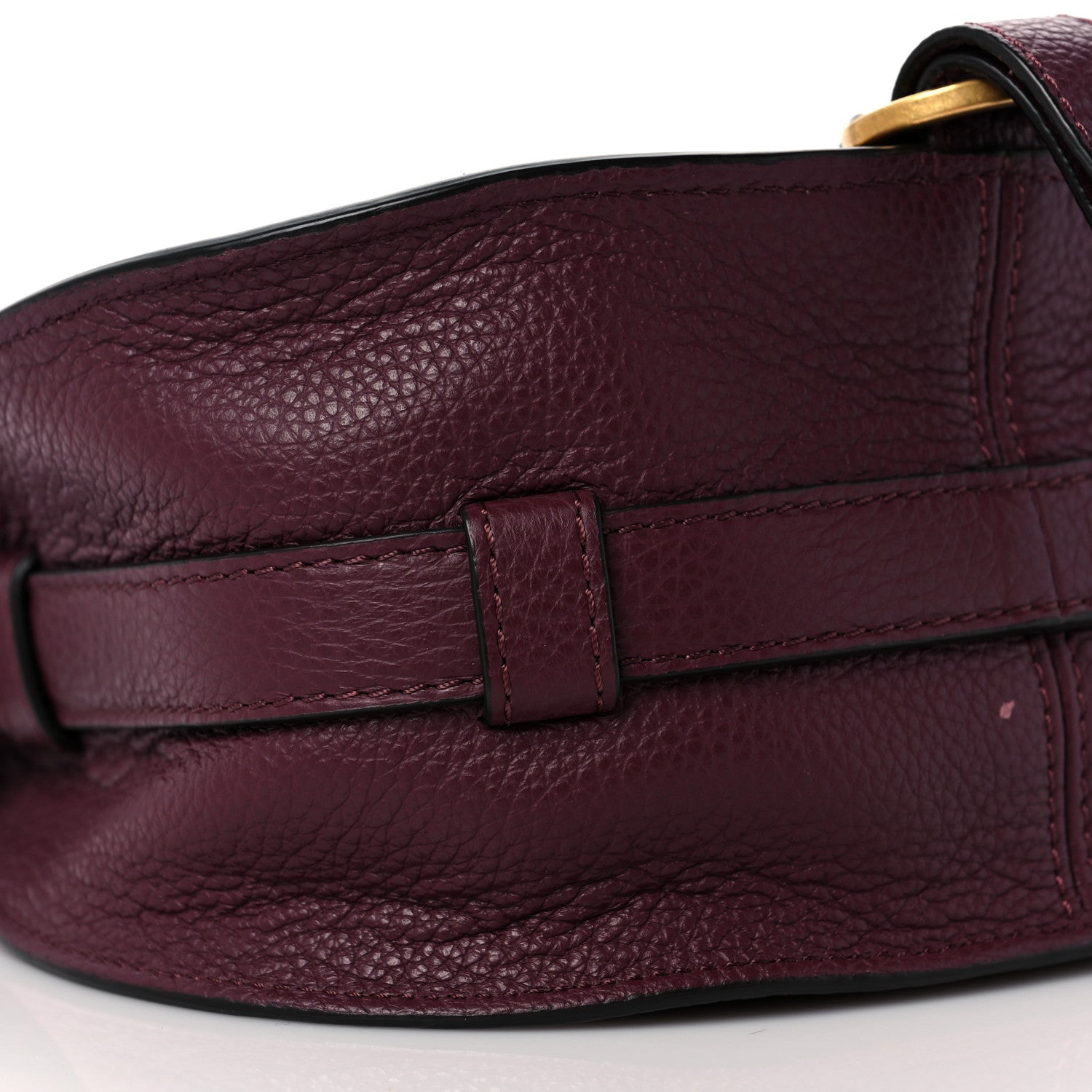 Chloe Calfskin Mini Marcie Round Crossbody Bag Intense Violine 8 of 9