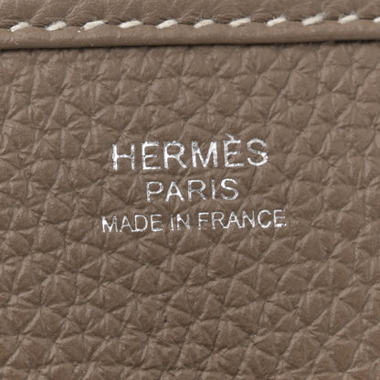 Hermes Taurillon Clemence Evelyne III PM Etoupe 6 of 10