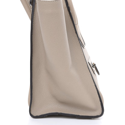 Celine Drummed Calfskin Mini Luggage Dune 17 of 18