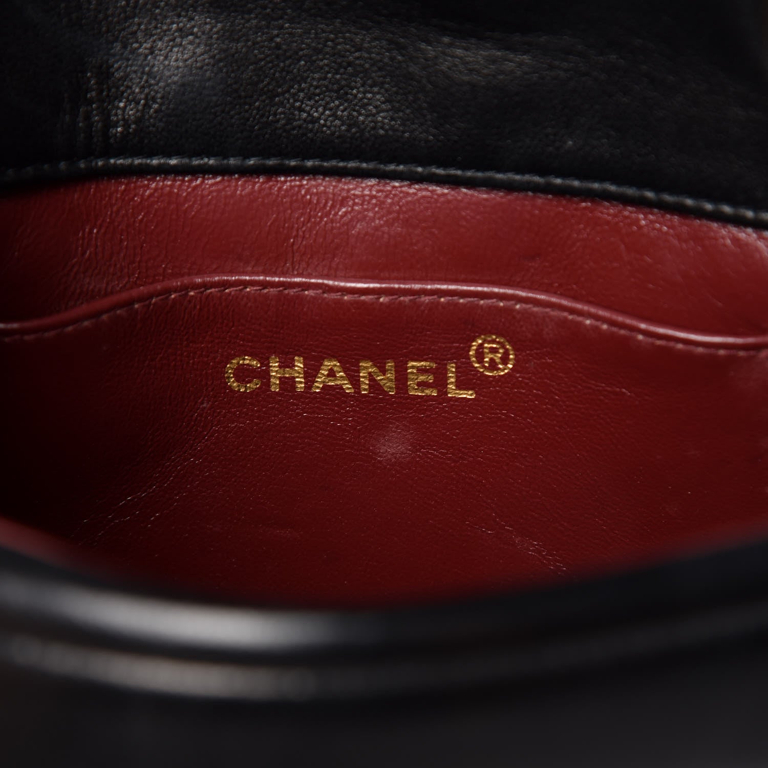 Chanel Lambskin Horizontal Quilted Mini Flap Black 9 of 13