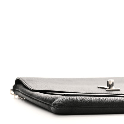 Louis Vuitton Soft Calfskin My Lockme Pochette Black 8 of 10