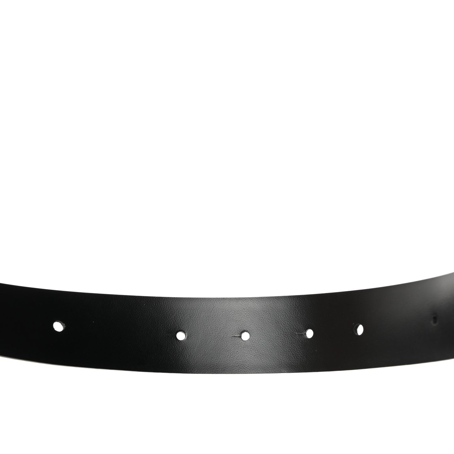 Patent Crystal Embellished Plexiglass CC Boy Belt 85 34 Black