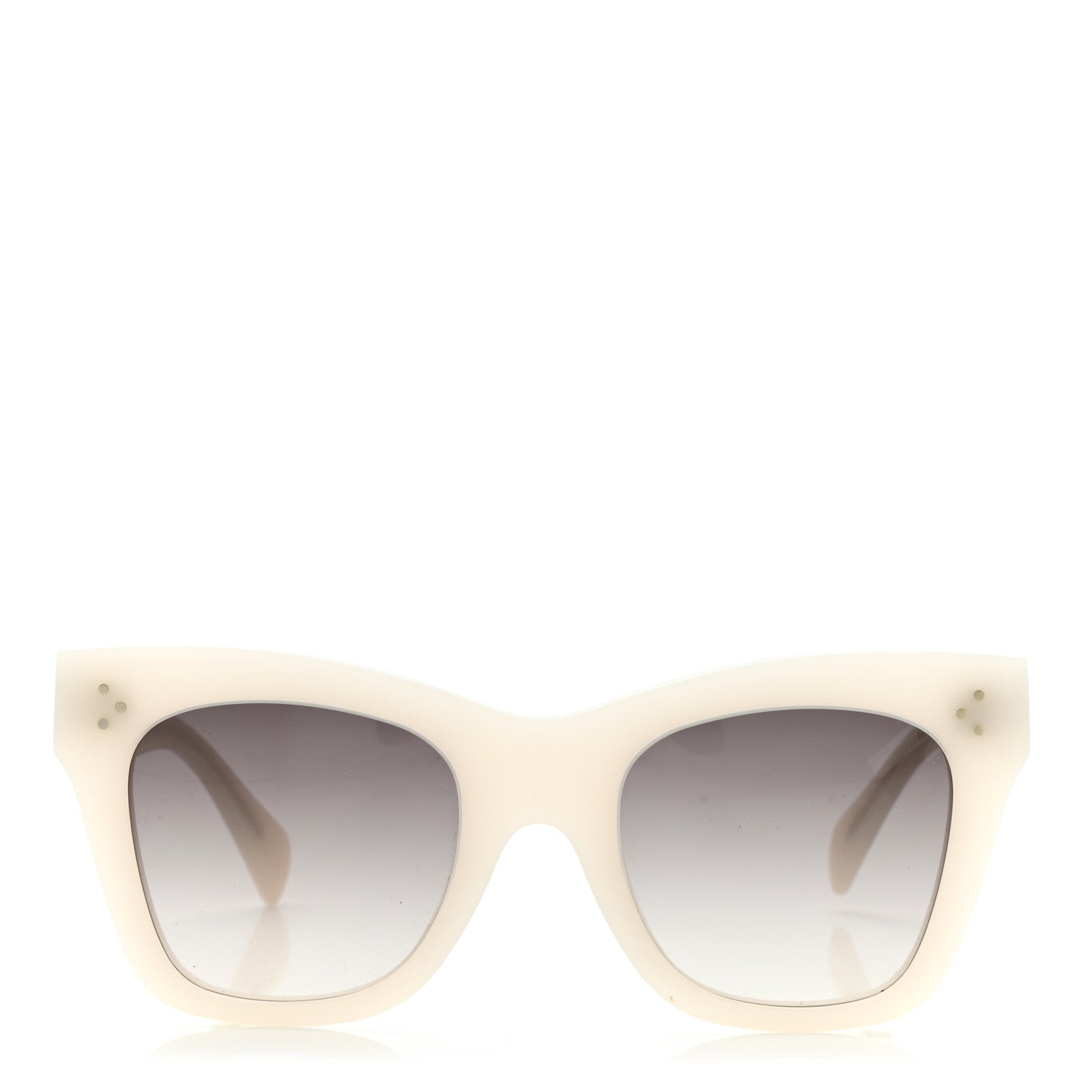 Celine Acetate Cat Eye Sunglasses CL4004IN White 2 of 7
