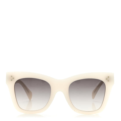 Celine Acetate Cat Eye Sunglasses CL4004IN White 2 of 7
