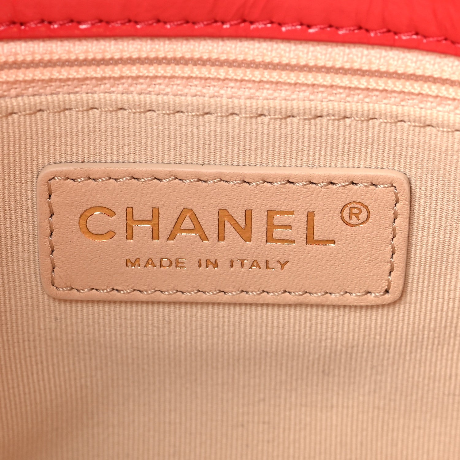 Chanel Shiny Crumpled Calfskin Quilted Wavy CC Hobo Red 6 of 7