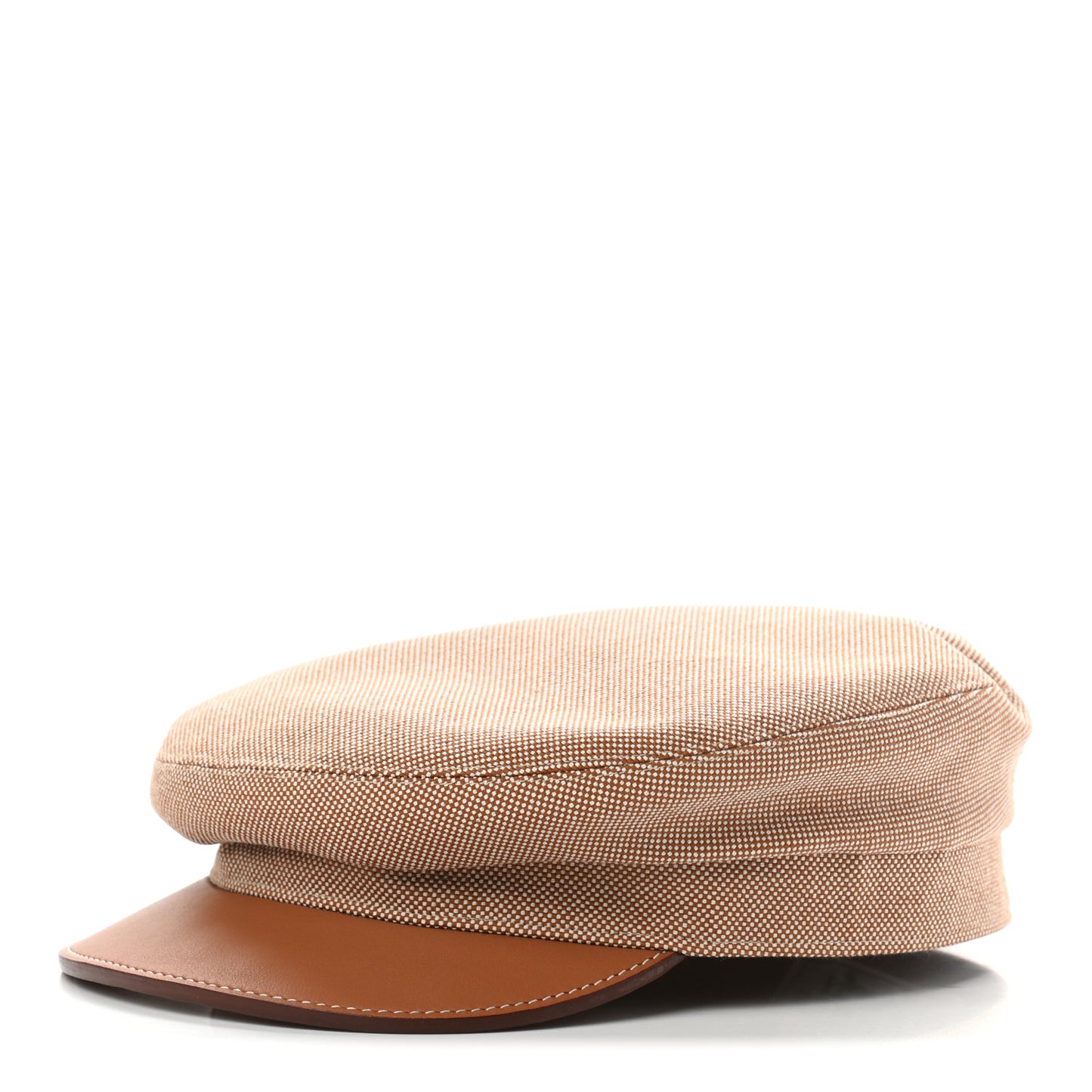 Cotton Silk Swift Clou de Selle Vauban Cap 58 Marron Alezan Gold