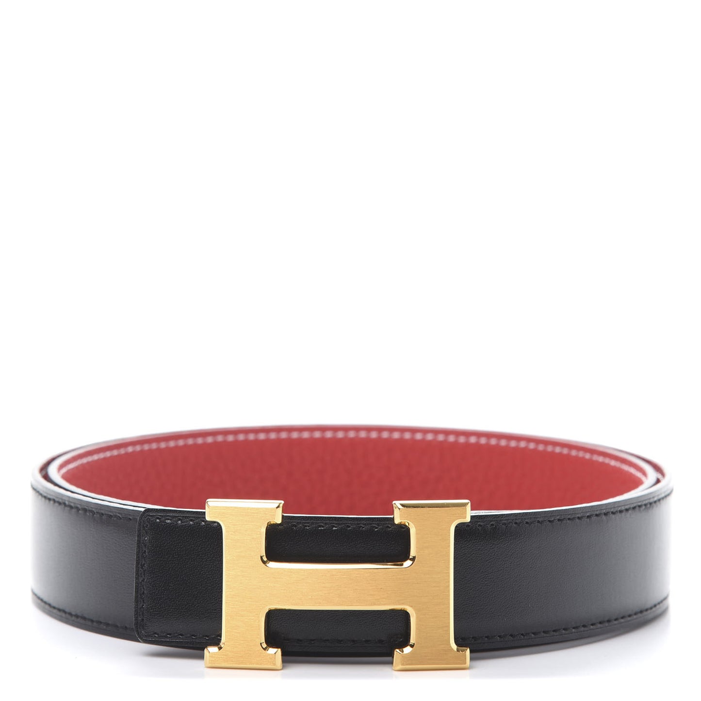 Box Togo 32mm H Belt 95 Black Rouge Casaque