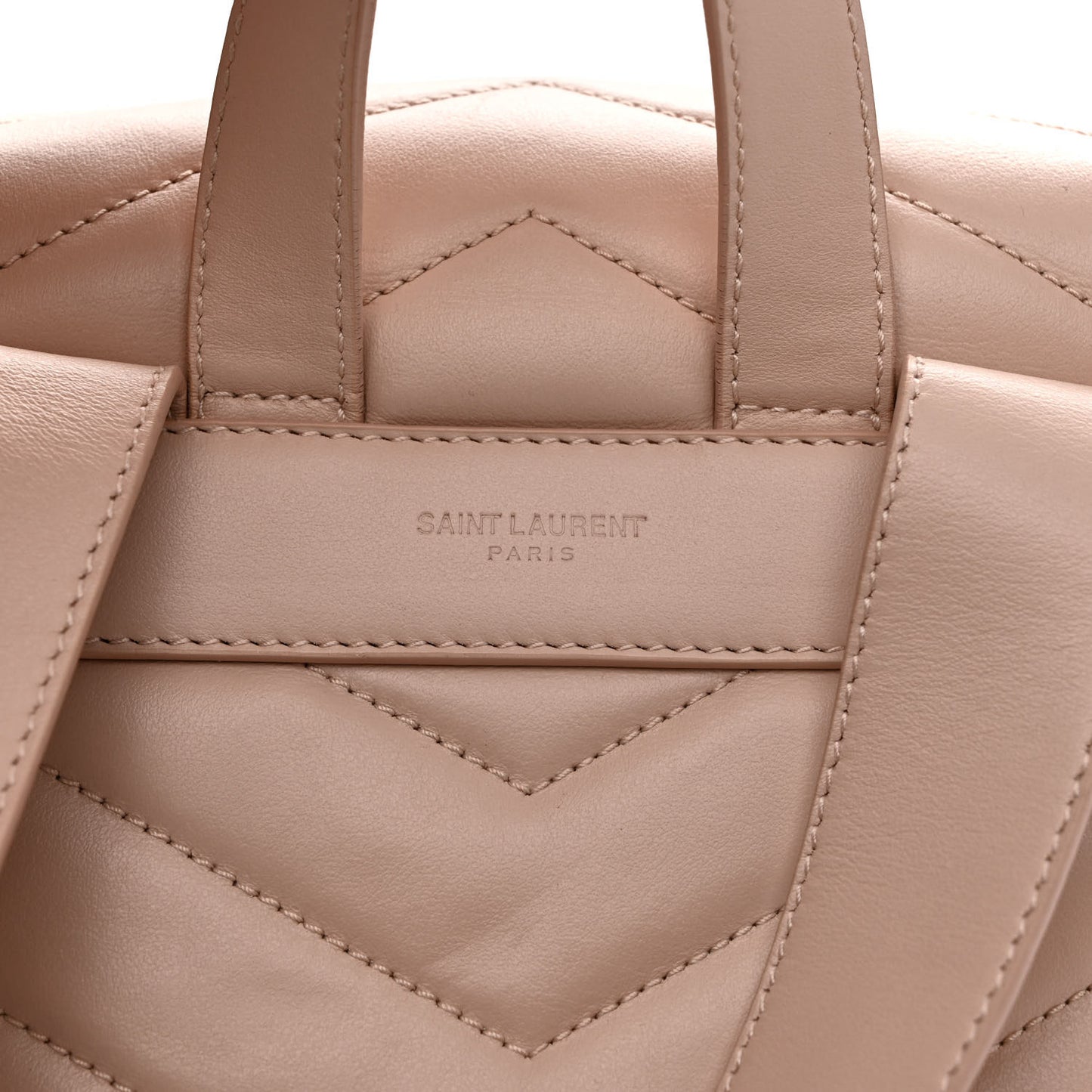 Calfskin Y Quilted Monogram Small Loulou Backpack Marble Pink