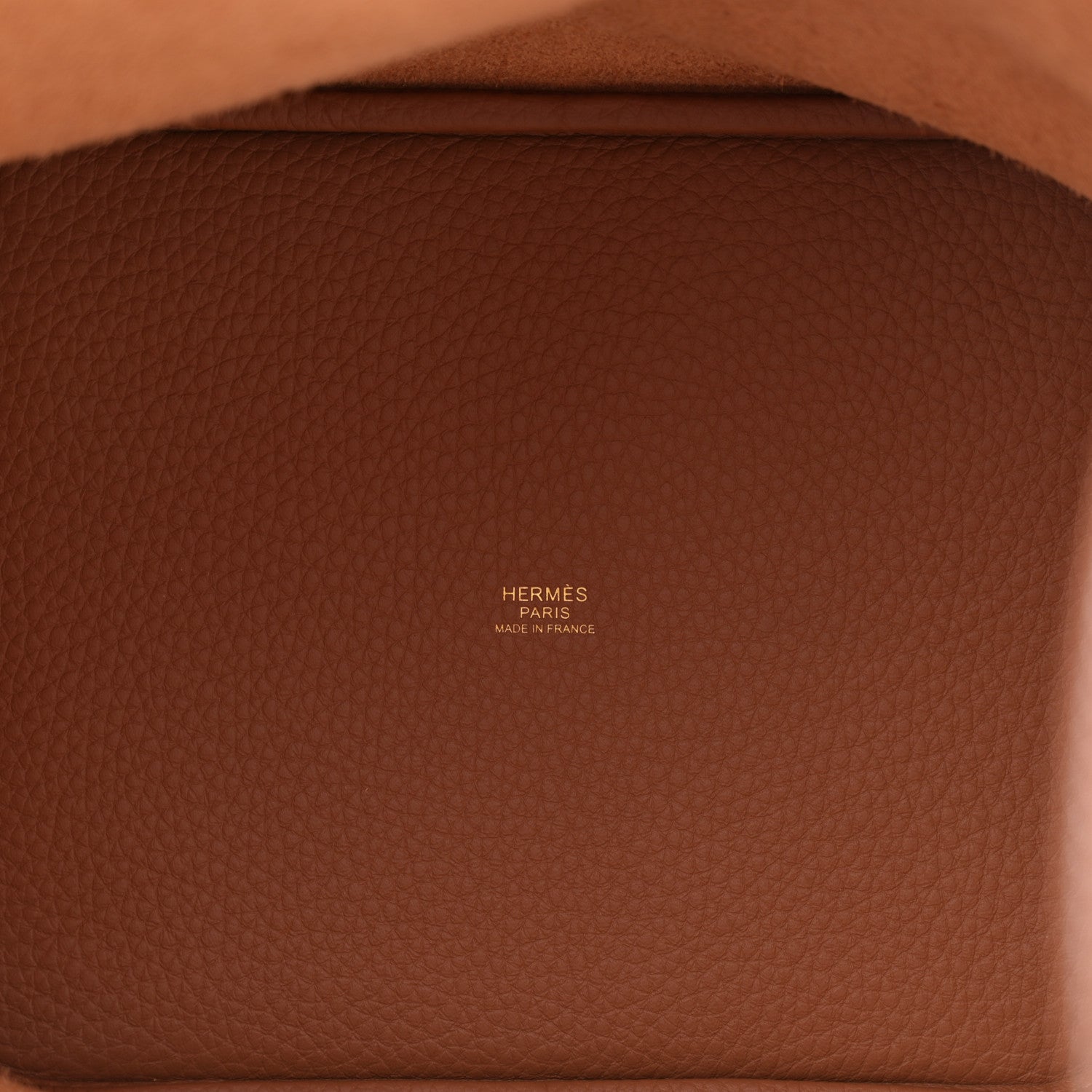 Hermes Taurillon Clemence Picotin Lock 22 MM Gold 5 of 11