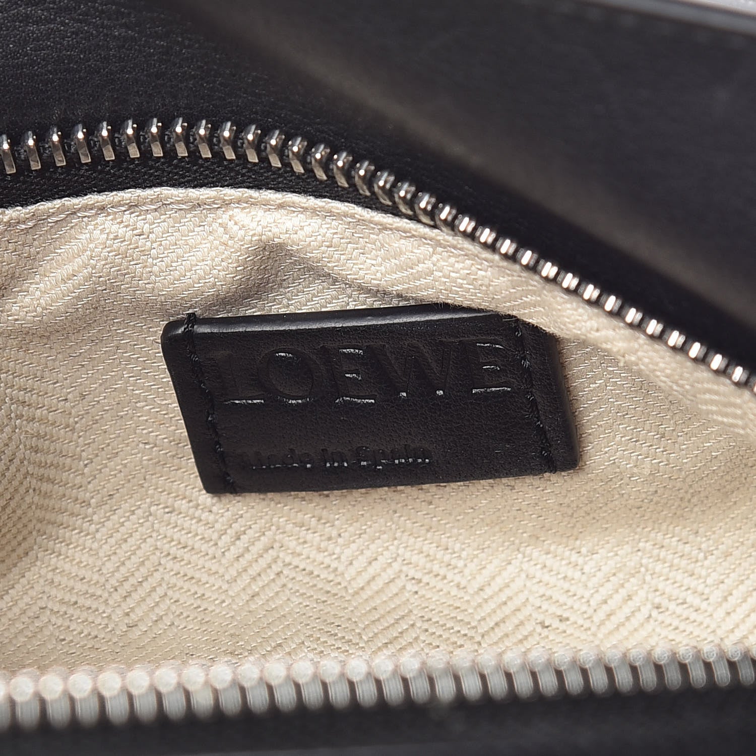 Loewe Calfskin Small Puzzle Bag Black 8 of 9