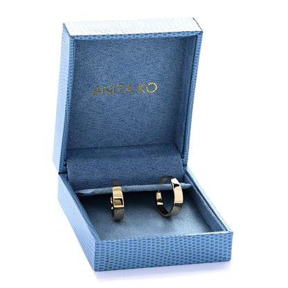 Anita Ko 18K Yellow Gold Classic Meryl Hoop Earrings 5 of 5