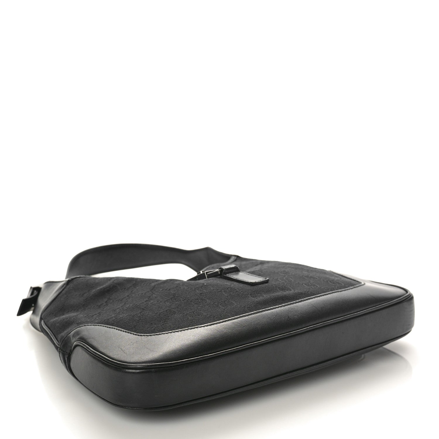 Gucci Monogram Small Jackie O Hobo Black 4 of 10