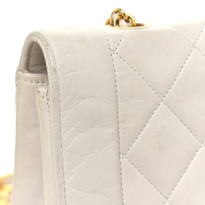 Chanel Lambskin Quilted Medium Single Flap White 18 of 24