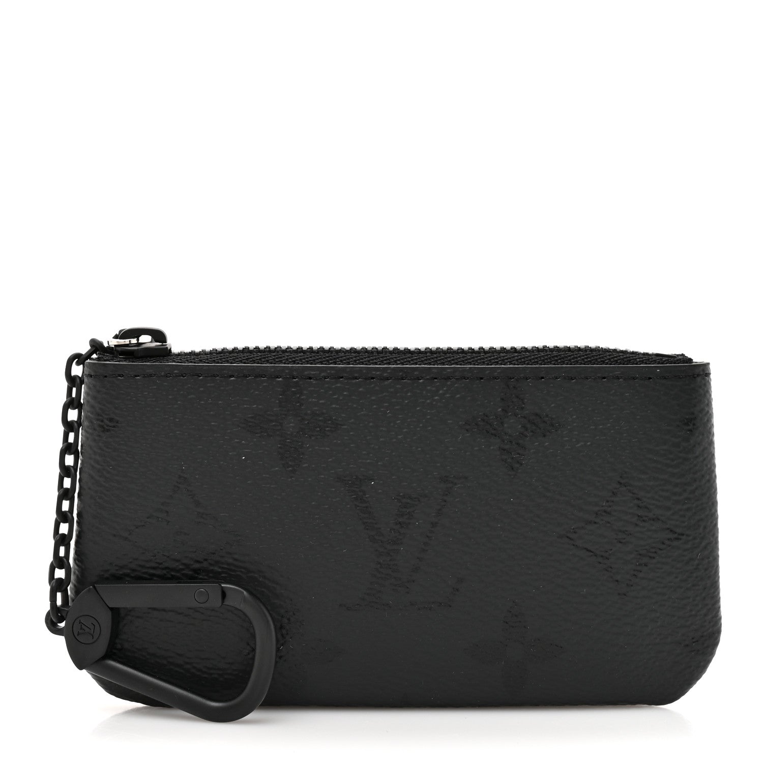 Louis Vuitton Monogram Midnight  Key Pouch Black 1 of 7