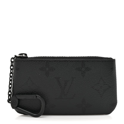 Louis Vuitton Monogram Midnight  Key Pouch Black 1 of 7