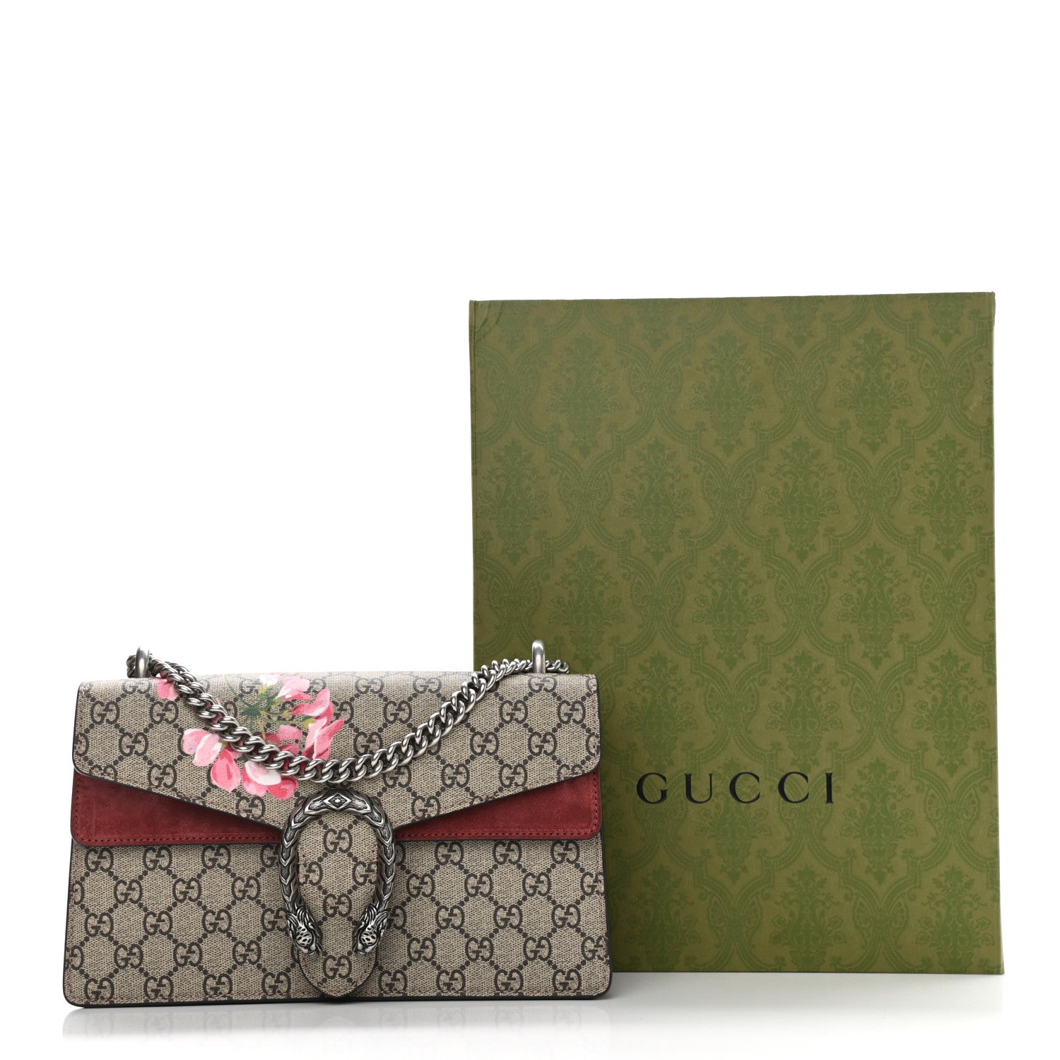 Gucci GG Supreme Monogram Blooms Small Dionysus Shoulder Bag Beige Multicolor Dry Rose 11 of 11
