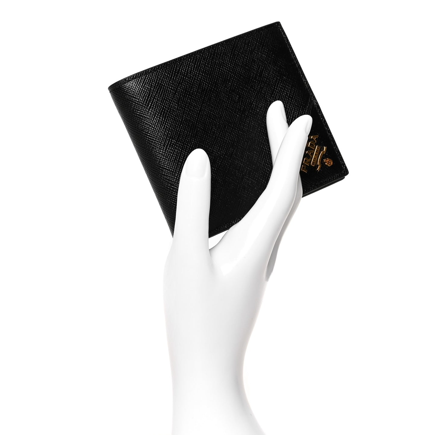 Saffiano Bi-Fold Wallet Black