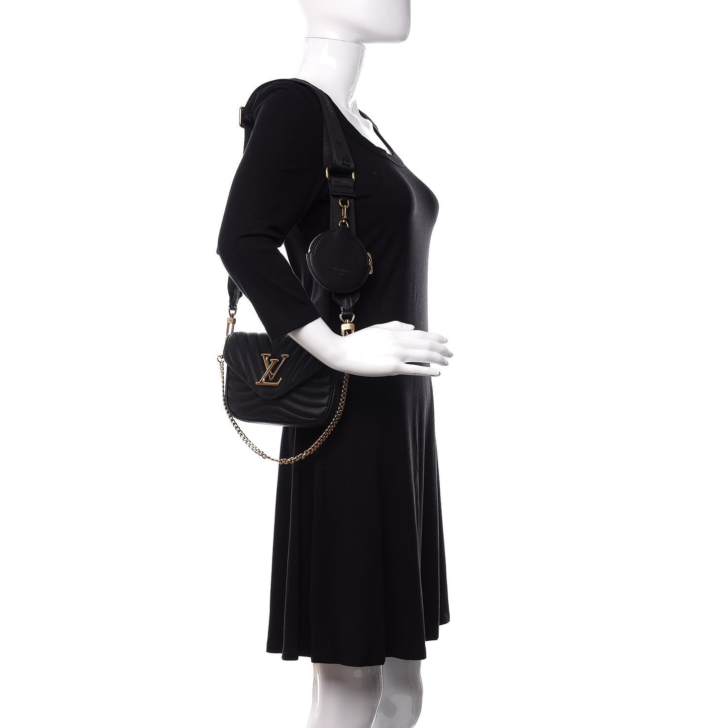 Calfskin New Wave Multi Pochette Black