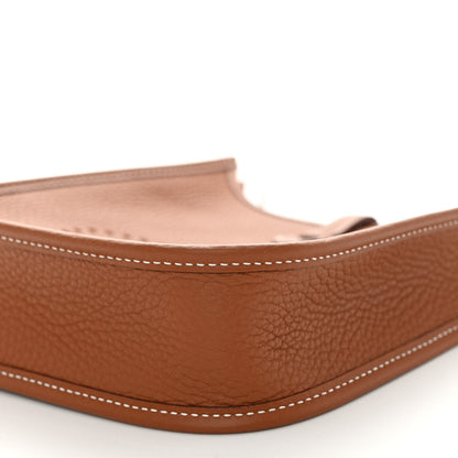 Hermes Taurillon Maurice Amazone Evelyne TPM Gold White 10 of 11