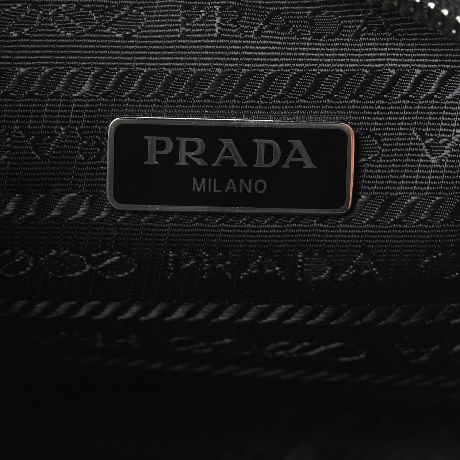Prada Nylon Re-Edition 2005 Shoulder Bag Black 6 of 10