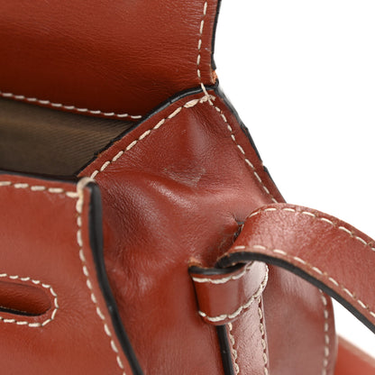 Chloe Shiny Calfskin Mini Marcie Round Crossbody Bag Caramel 9 of 13