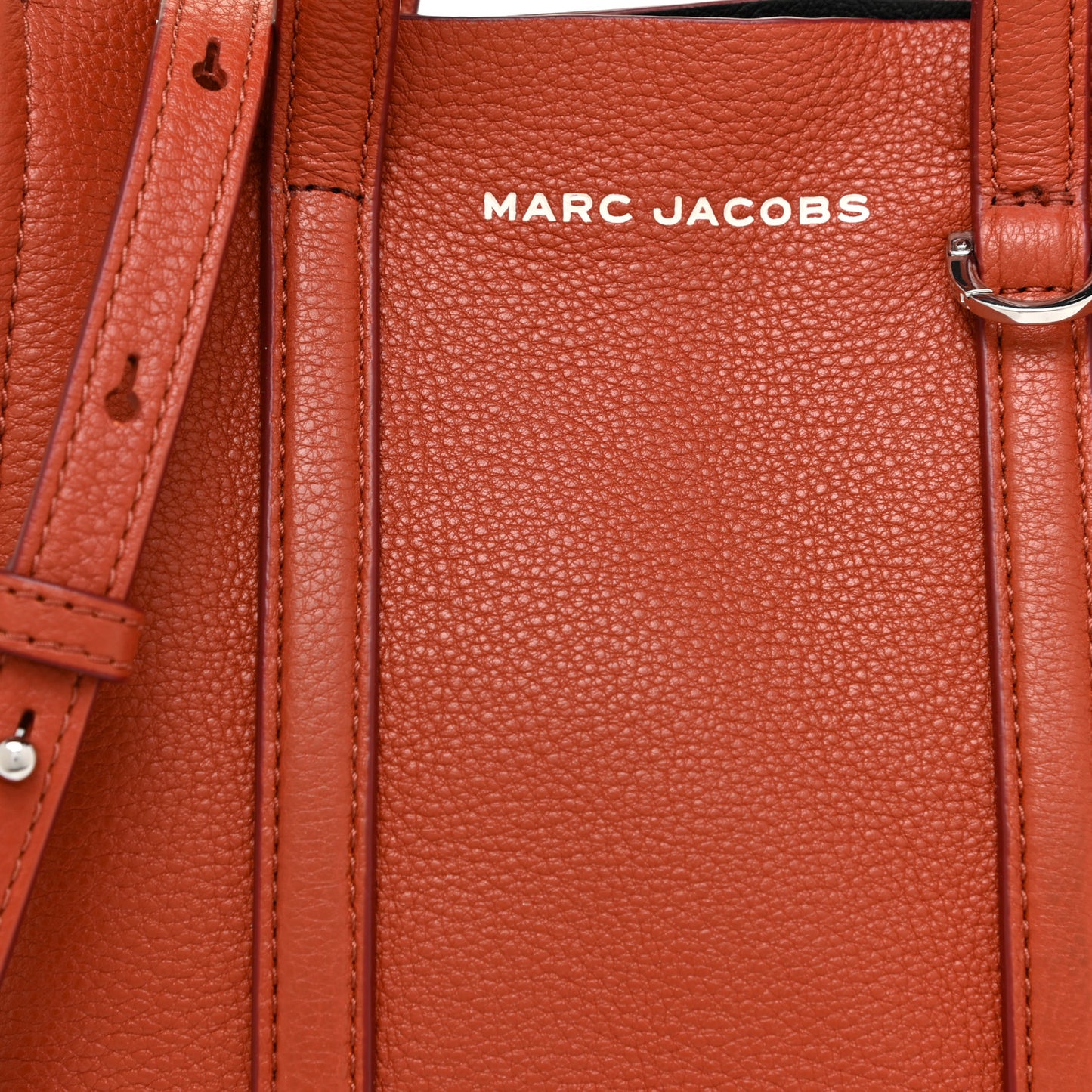 Grained Calfskin The Tag 21 Tote Orange