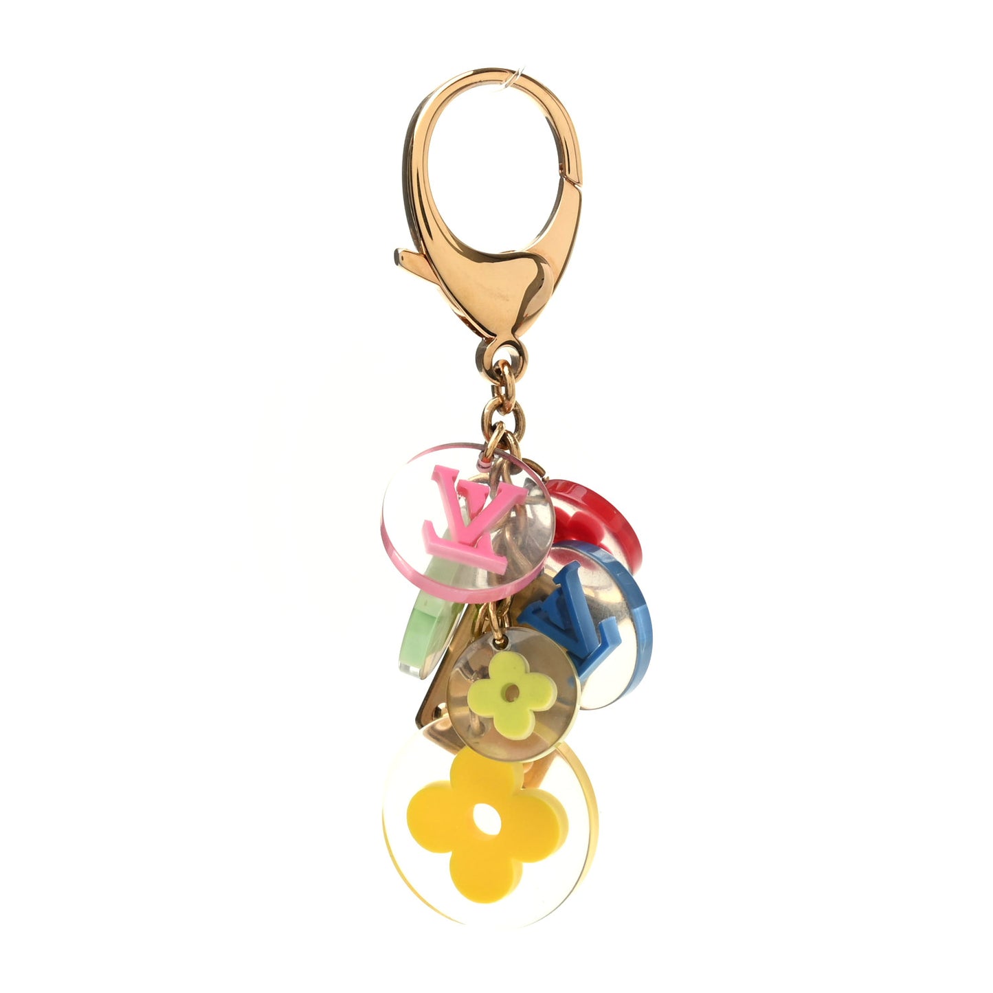 Resin Candy Fleurs Bag Charm Multicolor