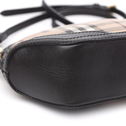 Burberry Haymarket Check Mini Orchard Crossbody Chocolate 8 of 10