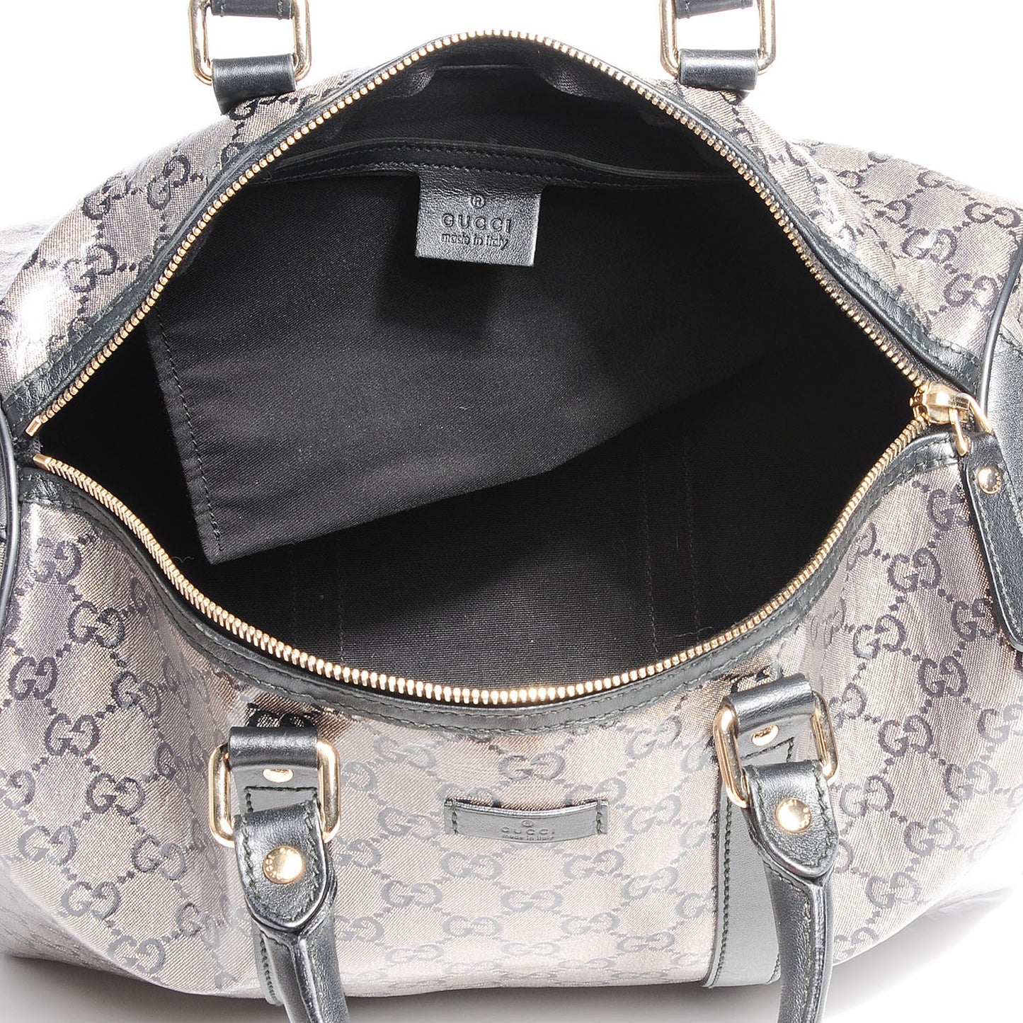 Crystal Monogram Joy Medium Boston Black