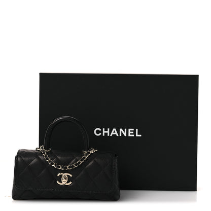 Chanel Caviar Quilted Maxi East West Coco Handle Flap Black 13 of 13