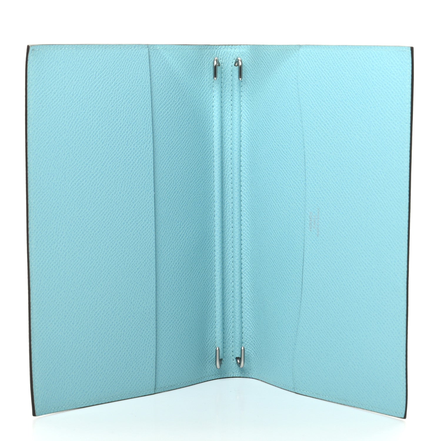 Hermes Epsom Globe Trotter Agenda Cover GM Bleu Atoll 5 of 8