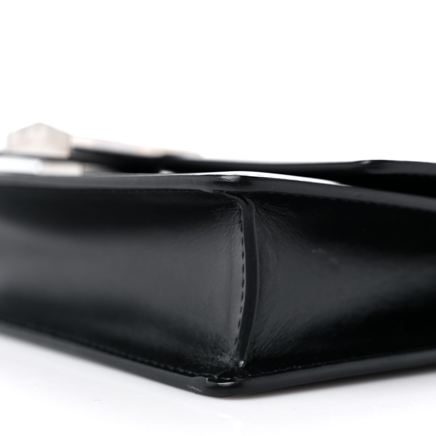 Calfskin Small 4G Chain Crossbody Black