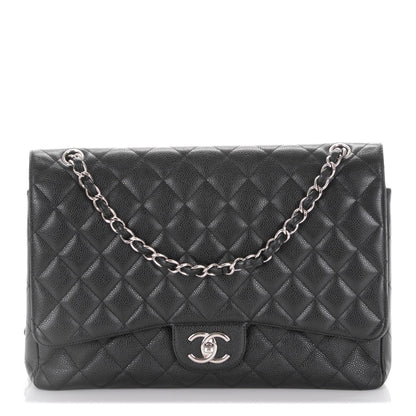 Chanel Caviar Quilted Maxi Double Flap Black 1 of 8