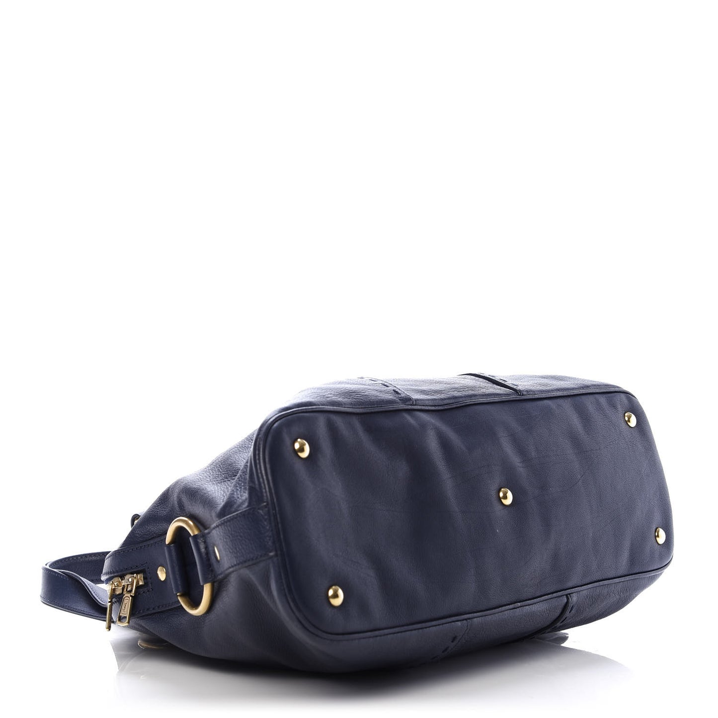 Calfskin Large Muse Navy Blue