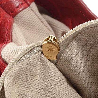 Mulberry Shrunken Calfskin Medium Alexa Poppy Red 12 of 14