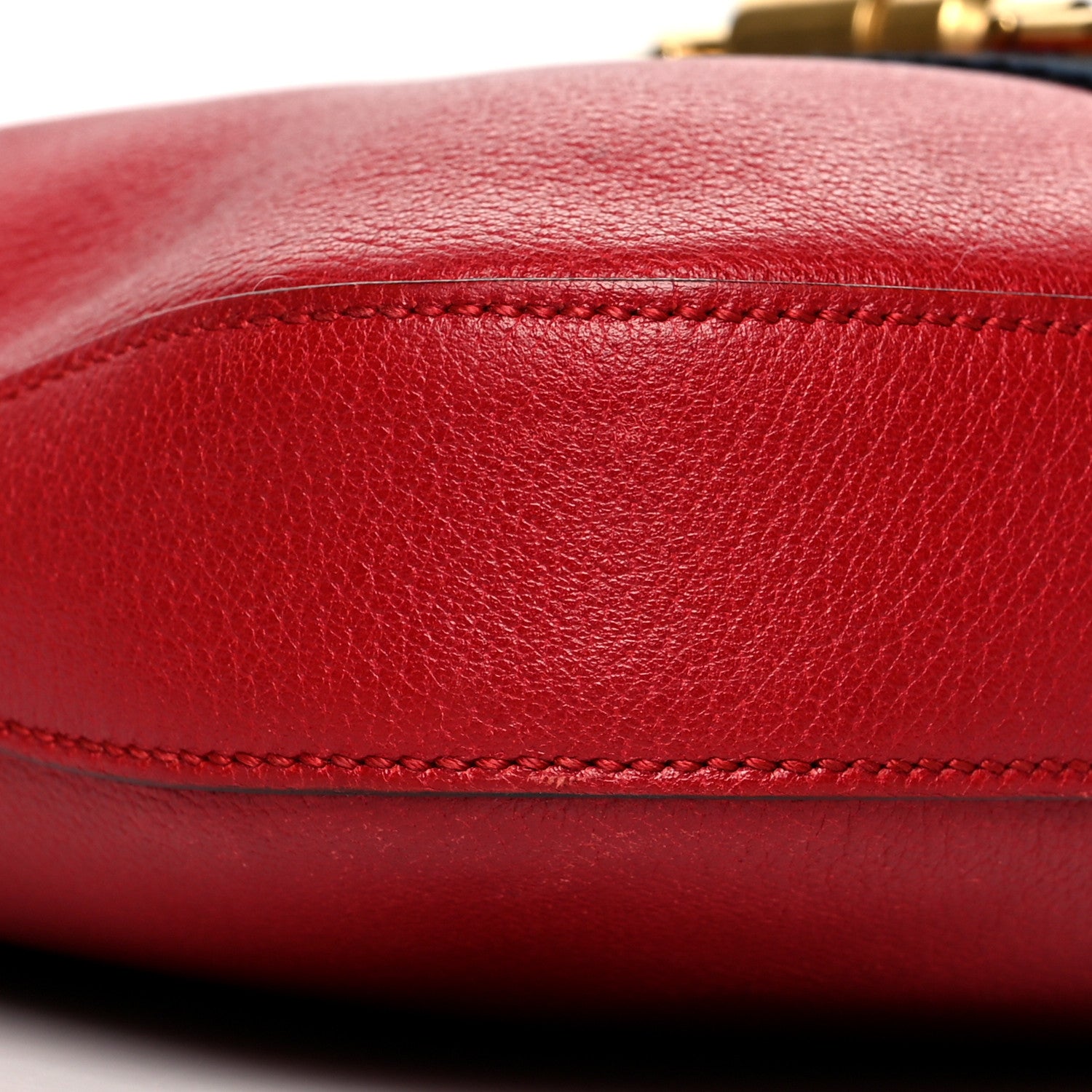 Gucci Soft Grained Calfskin Web Medium Jackie Hobo Red 10 of 16