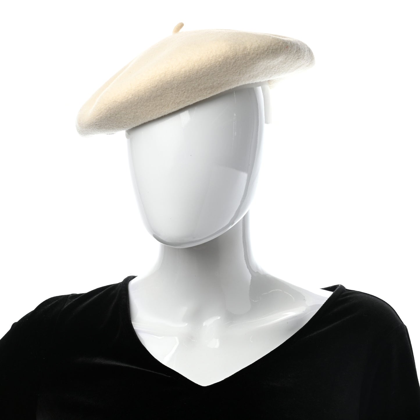 Merino Wool Bonnie Beret 58 Naturel