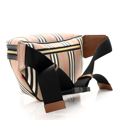 Burberry E-Canvas Icon Stripe Sonny Bum Bag Archive Beige 3 of 11